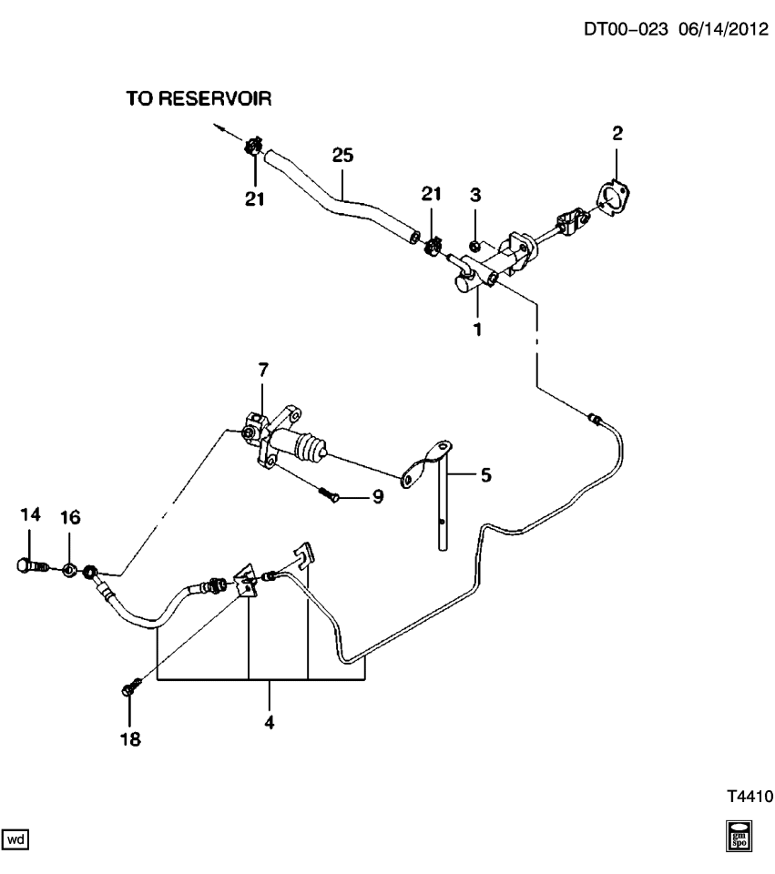 GM 94530021 Clip, Throttle Body Heater Inlet Hose