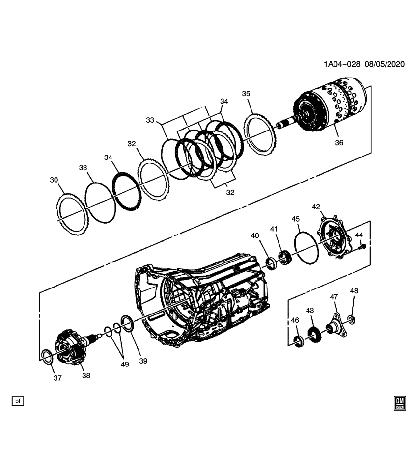 GM 24047735 SEAL KIT-A/TRNS SERV (OVERHAUL)