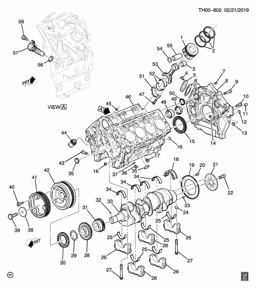 GM 12624812 Insert-Flywheel Housing