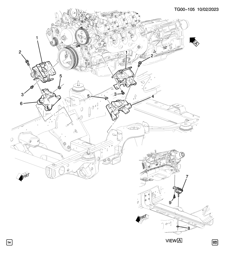 GM 84776565 MOUNT ASM-TRANS