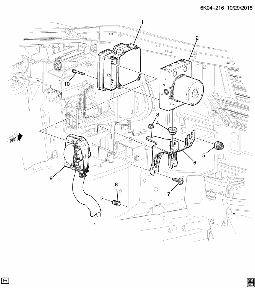 GM 84098203 Modulator Valve