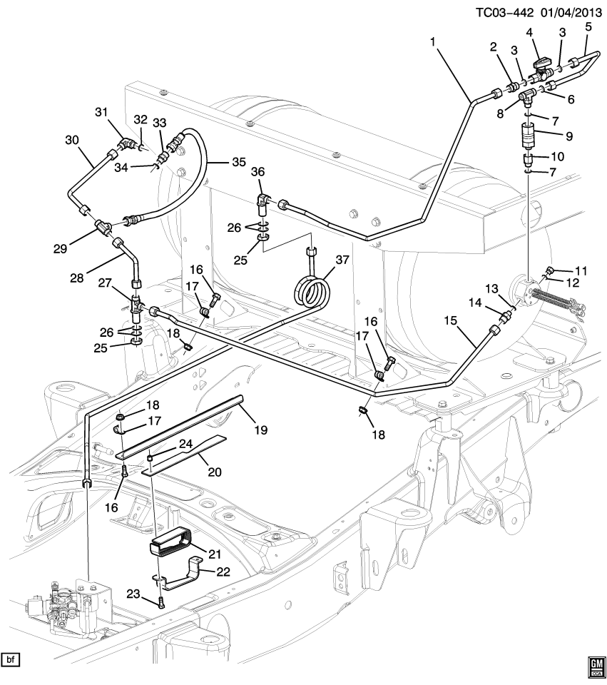 GM 22990950 Valve Asm -Cng Flow Limiter