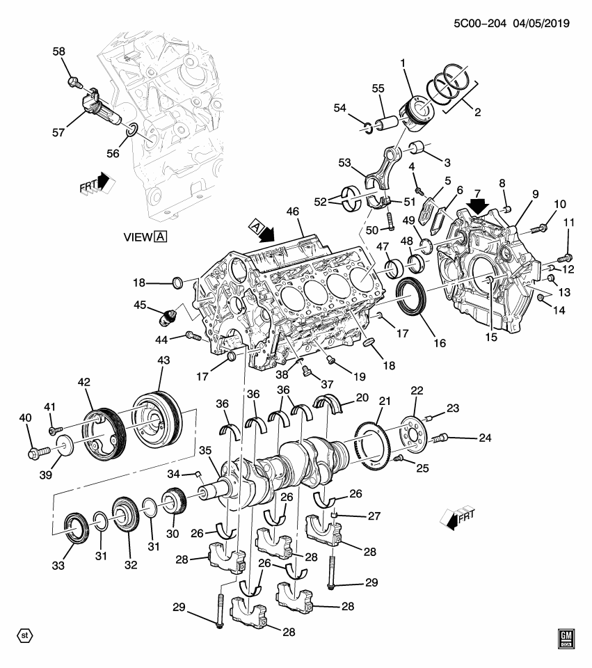 GM 12662372 WASHER-O/PMP DRV SHF GR