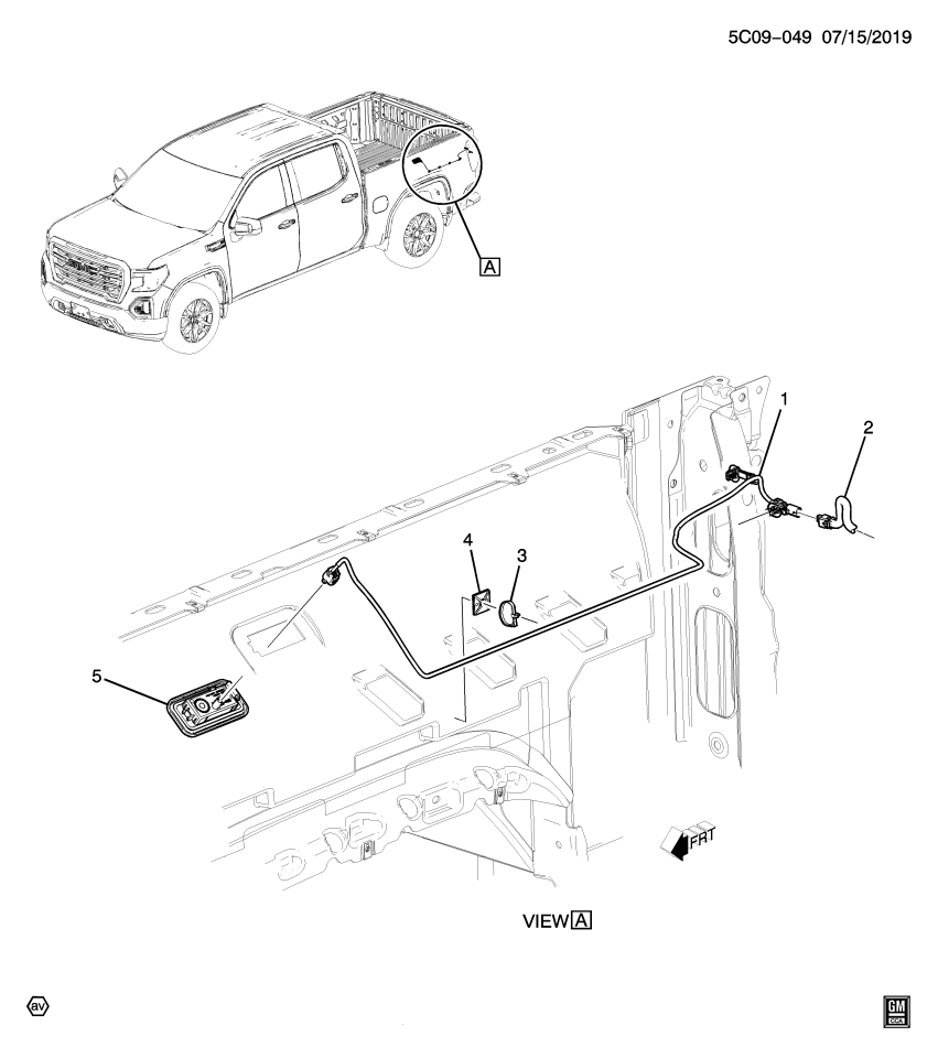 GM 84650290 CLIP-BODY WRG HARN