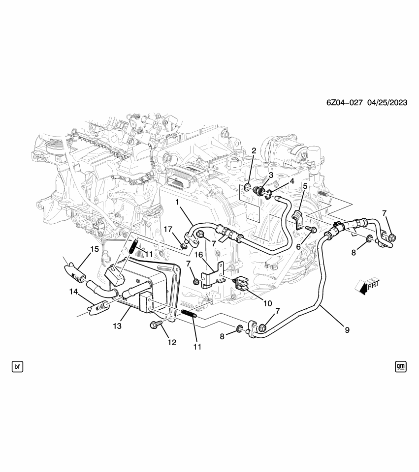 GM 11602816 Transmission Cooler Bolt