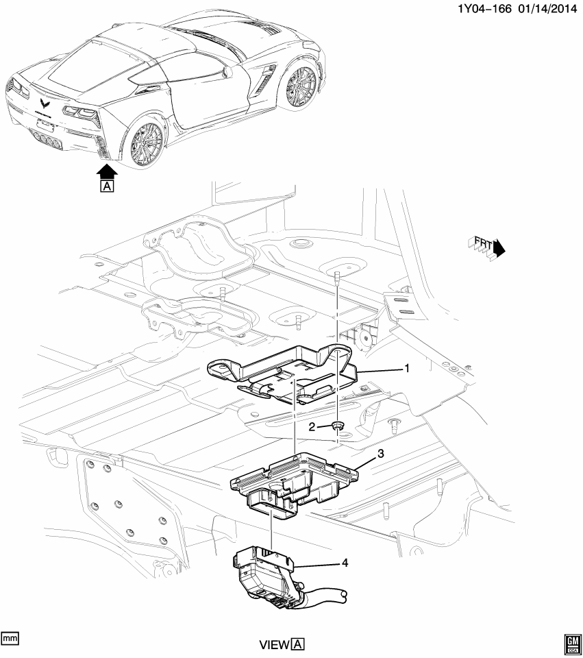 GM 22913290 Bracket Asm, Tcm
