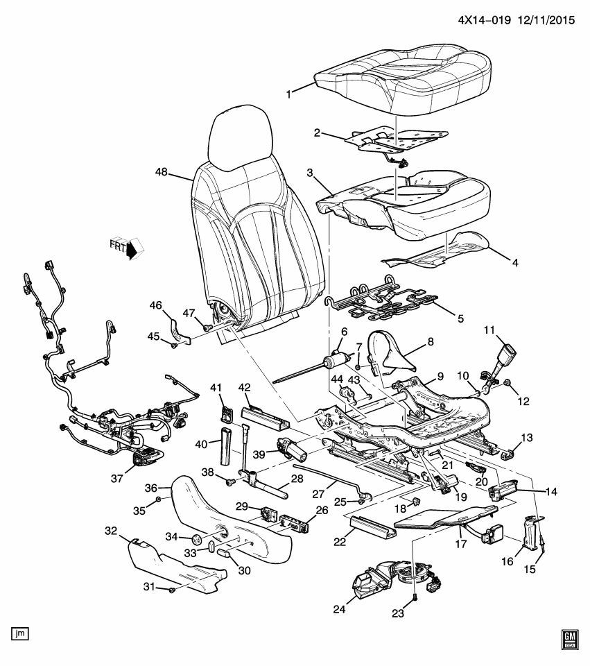 GM 84149559 Bracket-Front Seat Heater Control Module