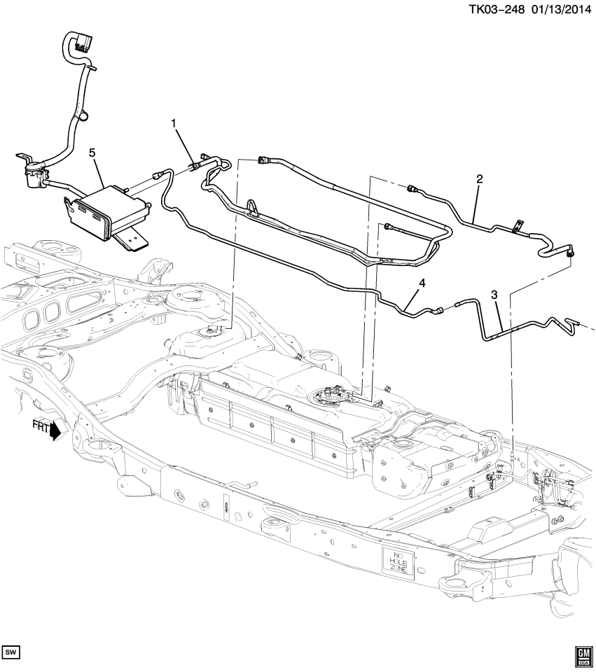 GM 84020593 Hose Asm-Evap Emission