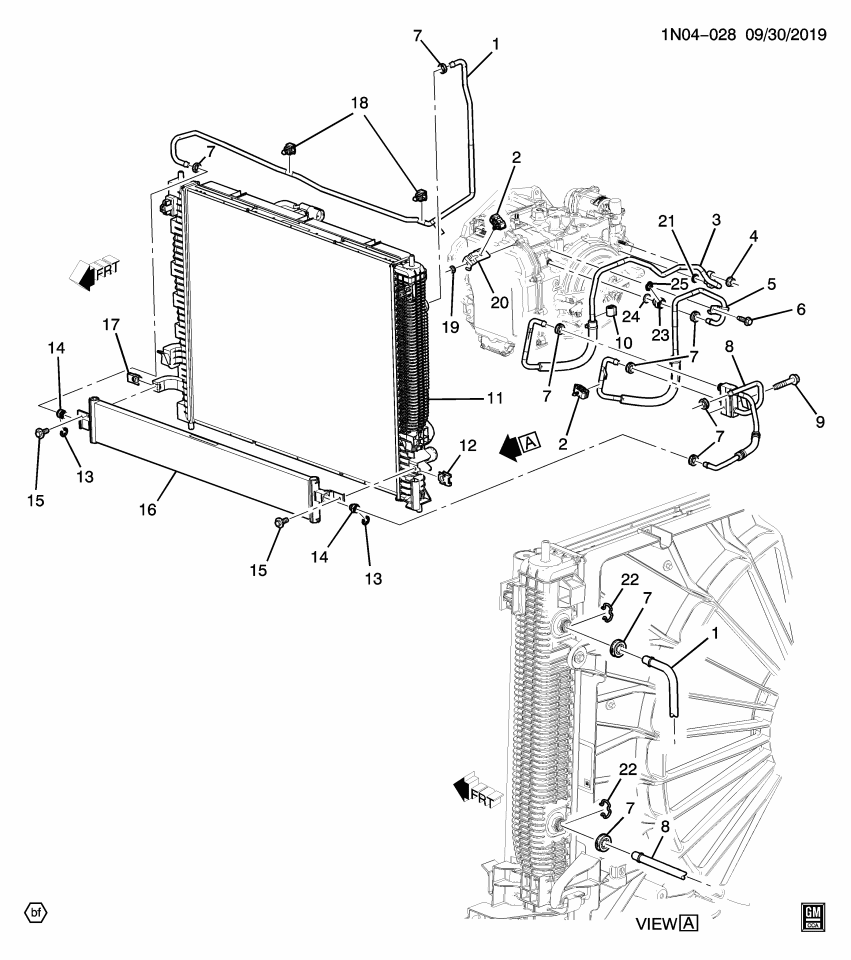 GM 84335373 Pipe Asm-Trans Fluid Cooler Inlet