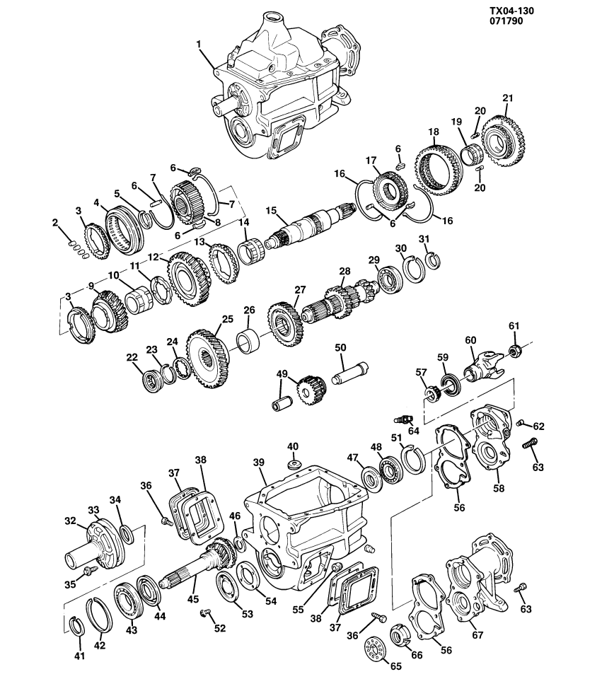 GM 8672987 Overhaul Kit, Trans Small-465