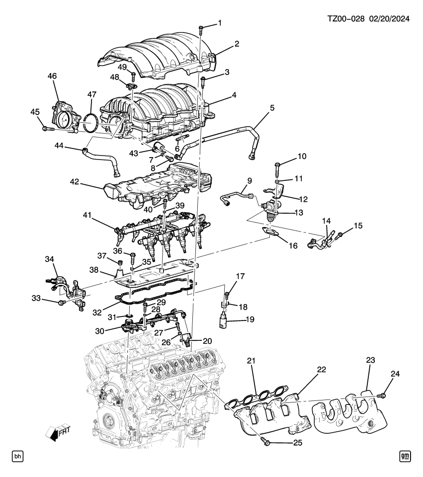 GM 12709452 GUIDE ASM-VLV LFTR