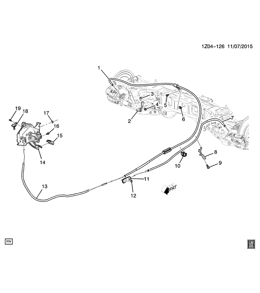 GM 23402677 Switch Asm-Parking Brake