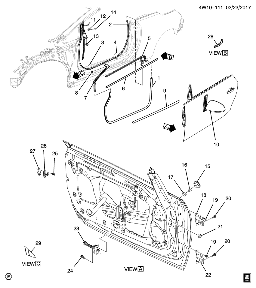 GM 13378067 Protector-Front Fender