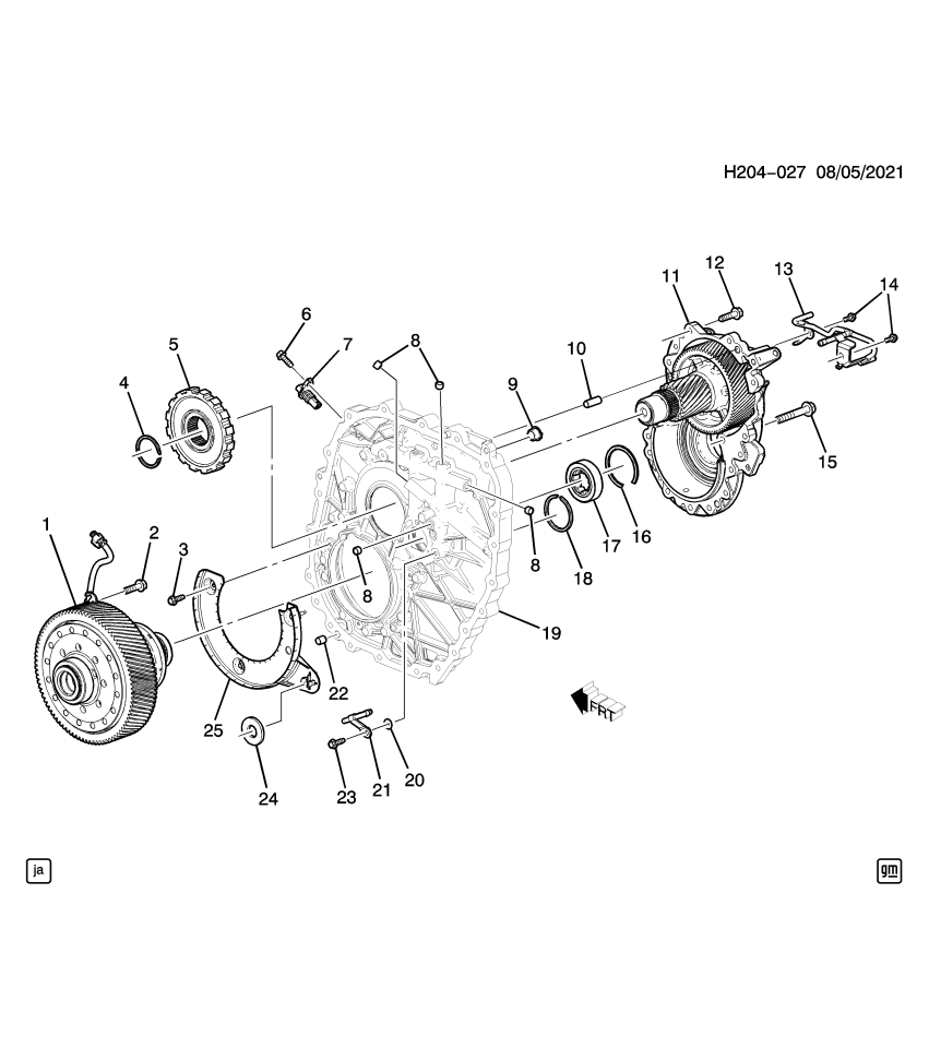 GM 24046034 TUBE ASM-DRV MOT STAT CLG