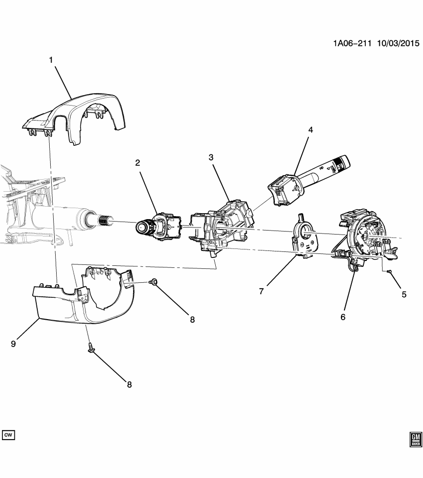 GM 23436797 Switch Asm-Turn Signal