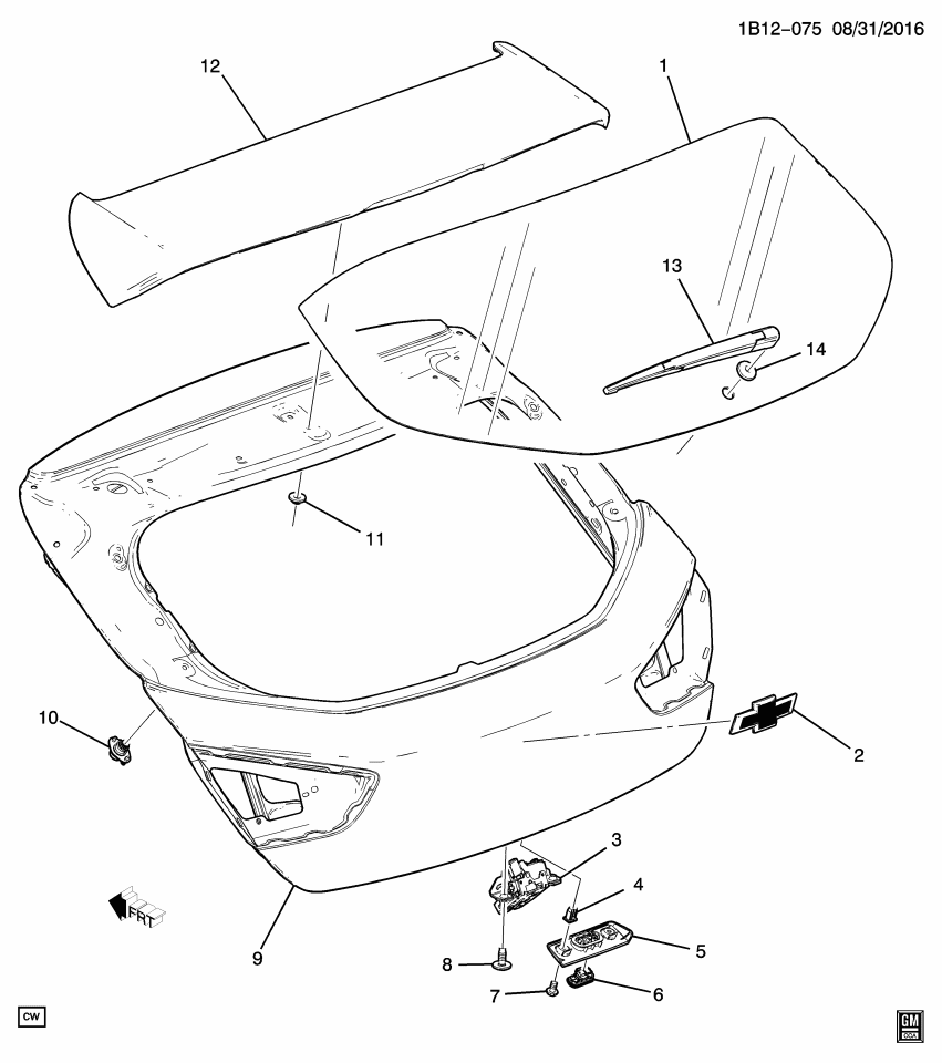 GM 39082189 Window Asm-Rear