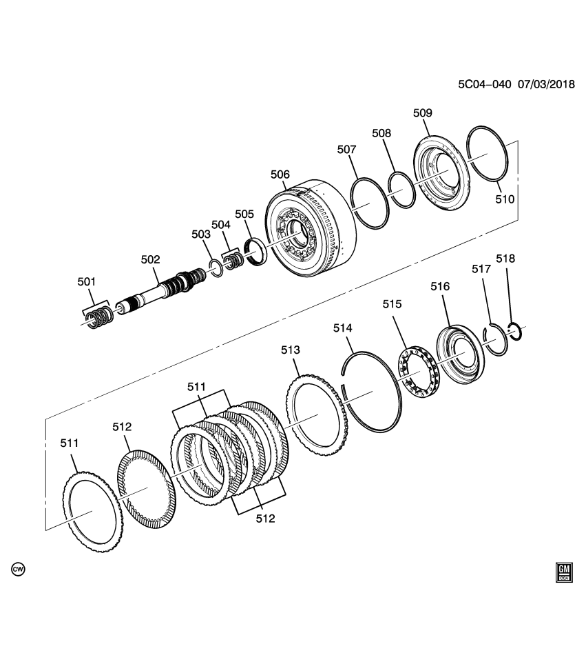 GM 24044554 RING-TURB SHF RET (1.15MM-1.25MM)