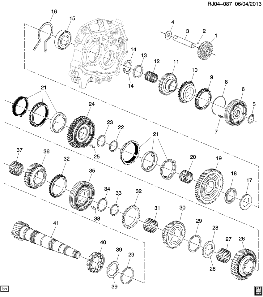 GM 25199998 Ring-3rd Gear Blocking
