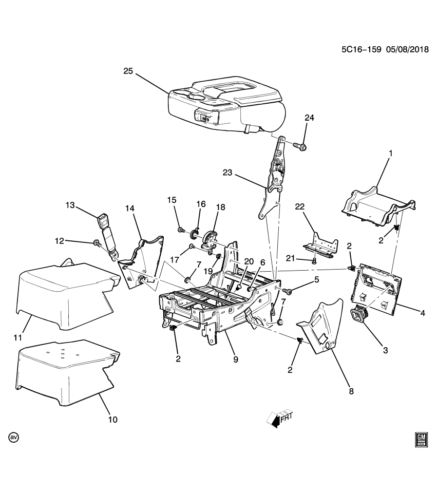 GM 11546976 Bolt/Screw-Poa Service Part Only