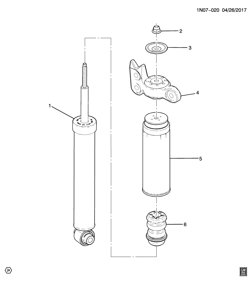 GM 85103380 Shock Absorber