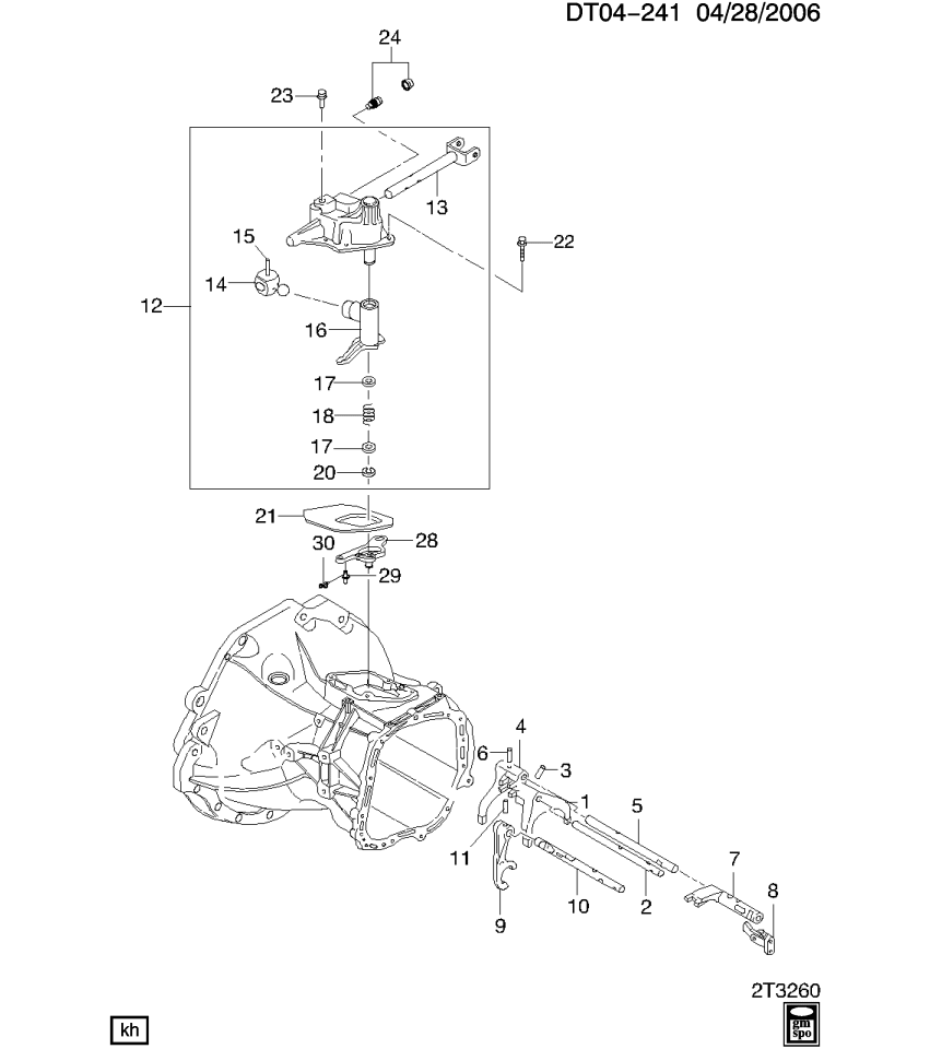 GM 96274720 Clip, Shift Fork