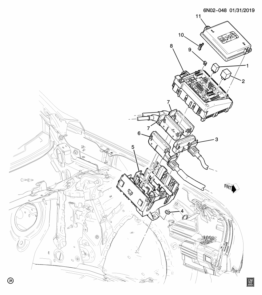 GM 85143212 FUSE ASM-60 A