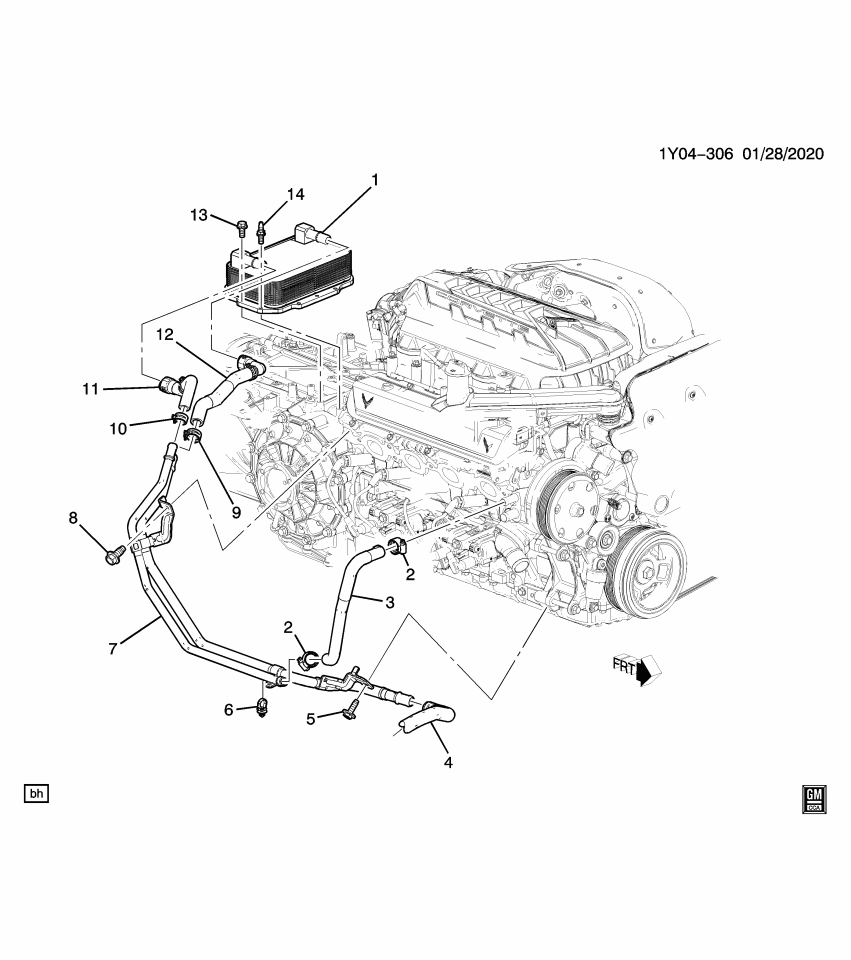 GM 11548857 Mount Bracket Clip