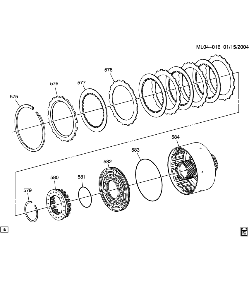 GM 24220764 Drum Asm-4-5 Clutch