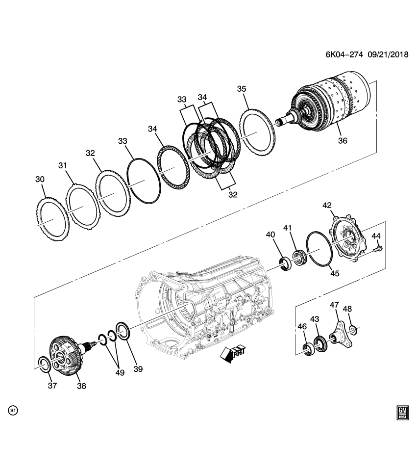 GM 24048120 CARRIER ASM,OUTPUT