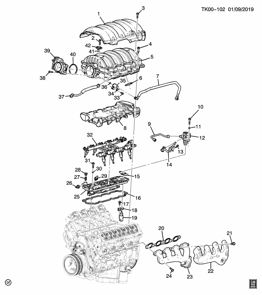 GM 12657120 Tube Asm-Evap Emission Canister Purge