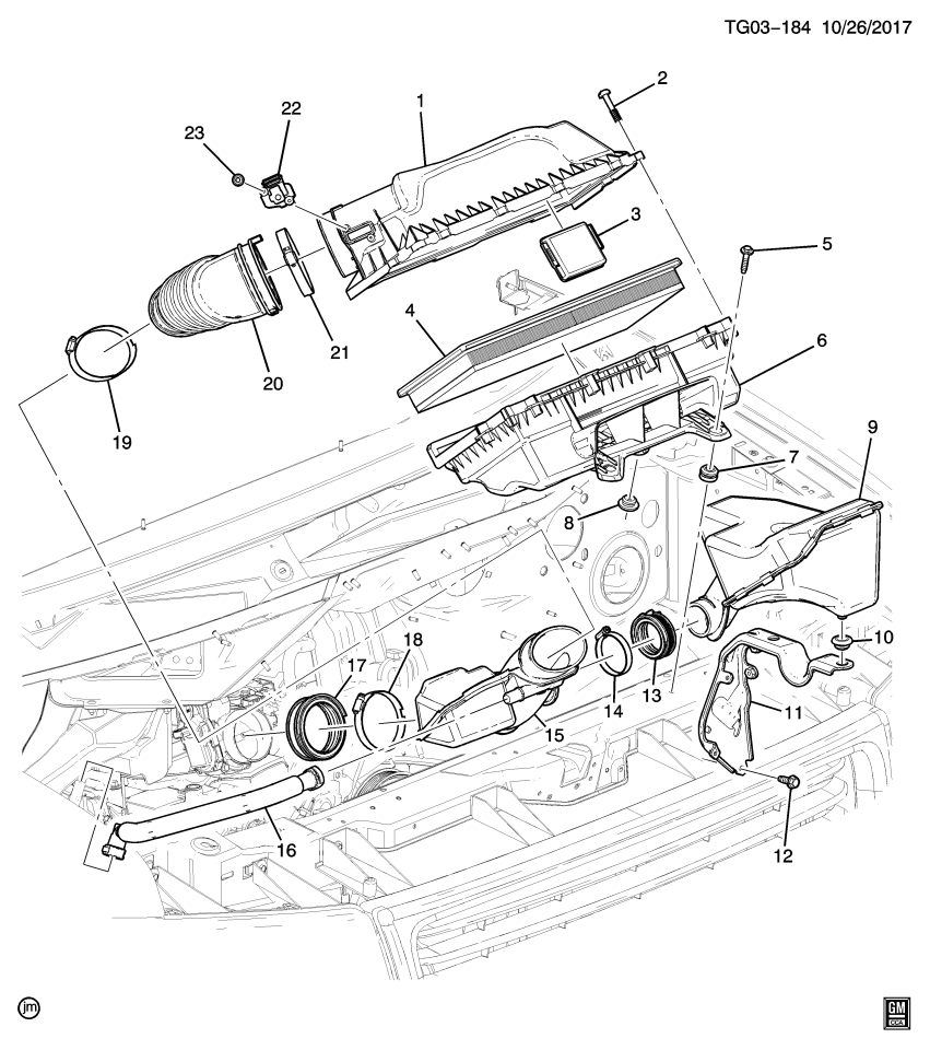 GM 84496319 CLAMP-A/CL OTLT DUCT