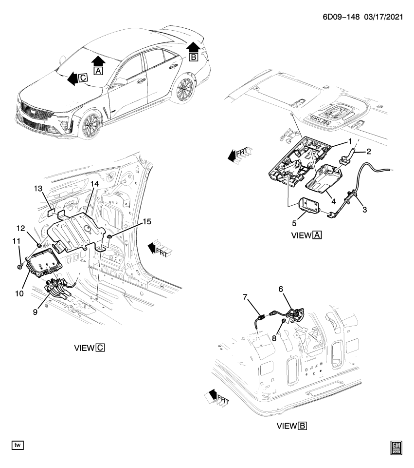 GM 84710425 BRACKET ASM-VEH PERF DATA RECORDER