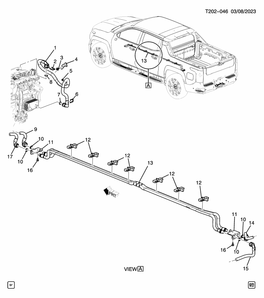 GM 85140218 BRACKET ASM-TRANS FLUID CLR PIPE CLIP