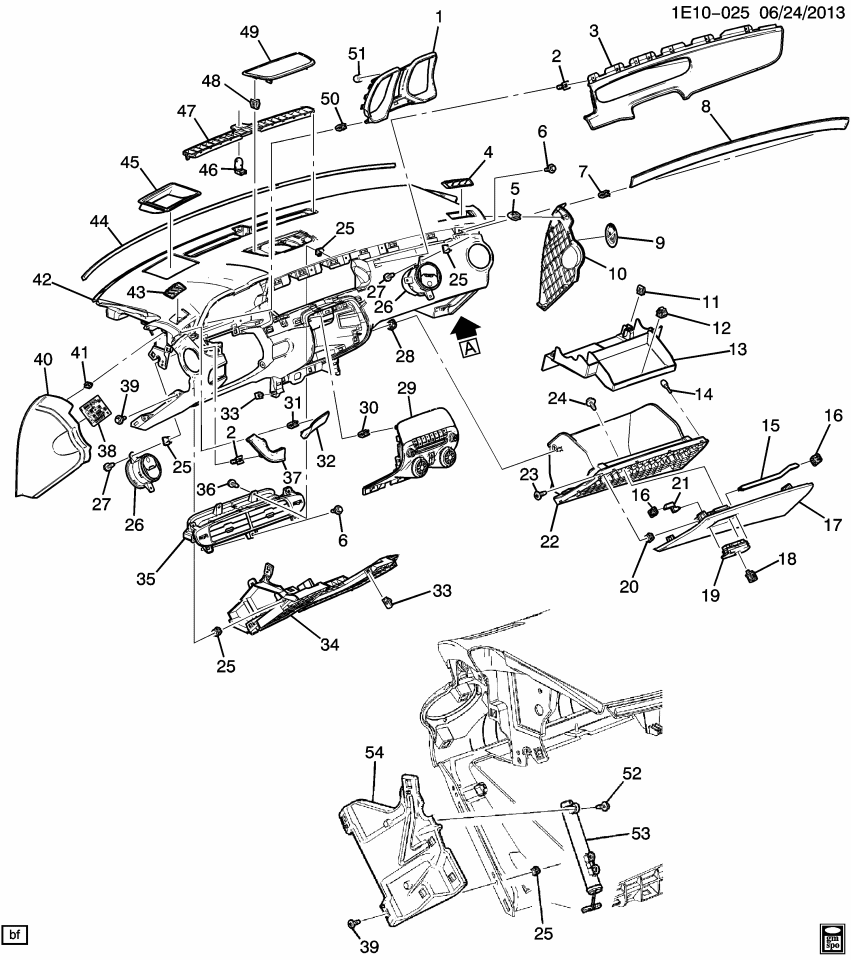GM 22972361 Label-Relay & Fuse Block Identify