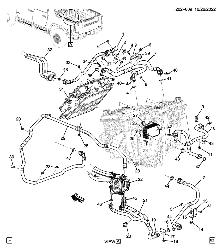 GM 86824680 CLIP-DRV MOT BAT CHARGER RCPT COOL OTLT