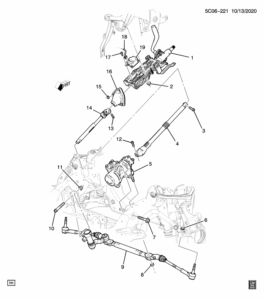 GM 11601725 BOLT, S/GR