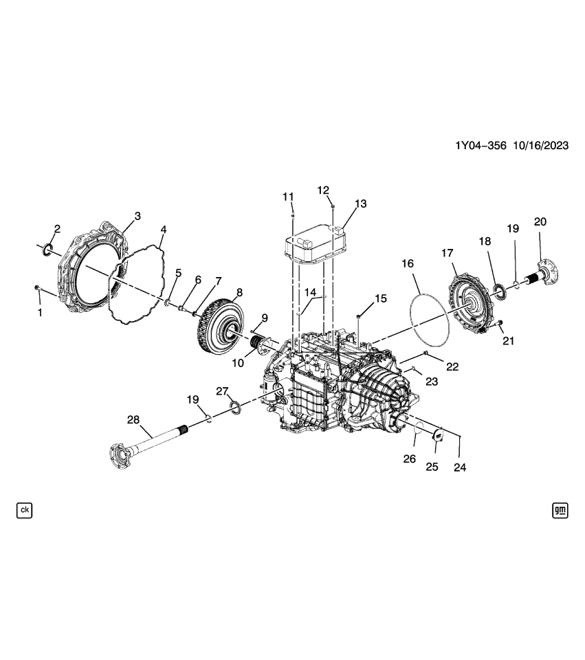 GM 24048653 BOLT/SCREW-STATOR SHF