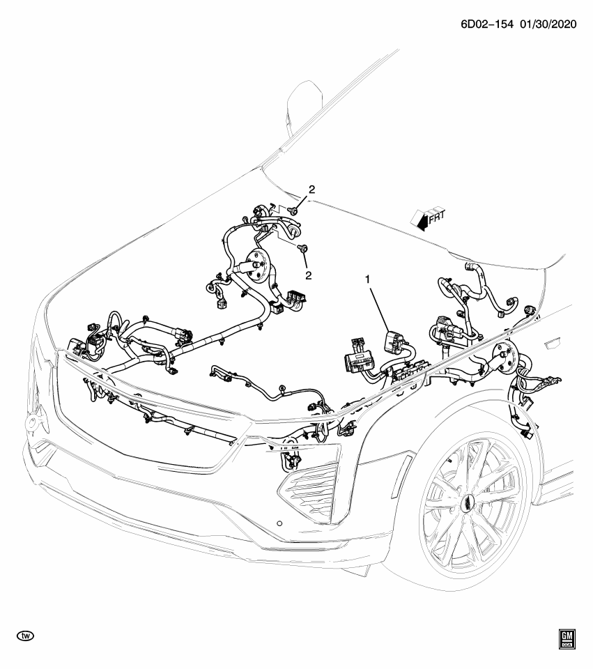 GM 85125431 Wire Harness