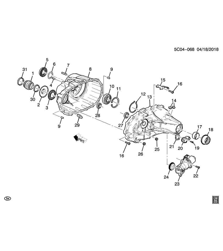 GM 84433259 SLINGER-TRFER CASE FRT OUTPUT SHF OIL