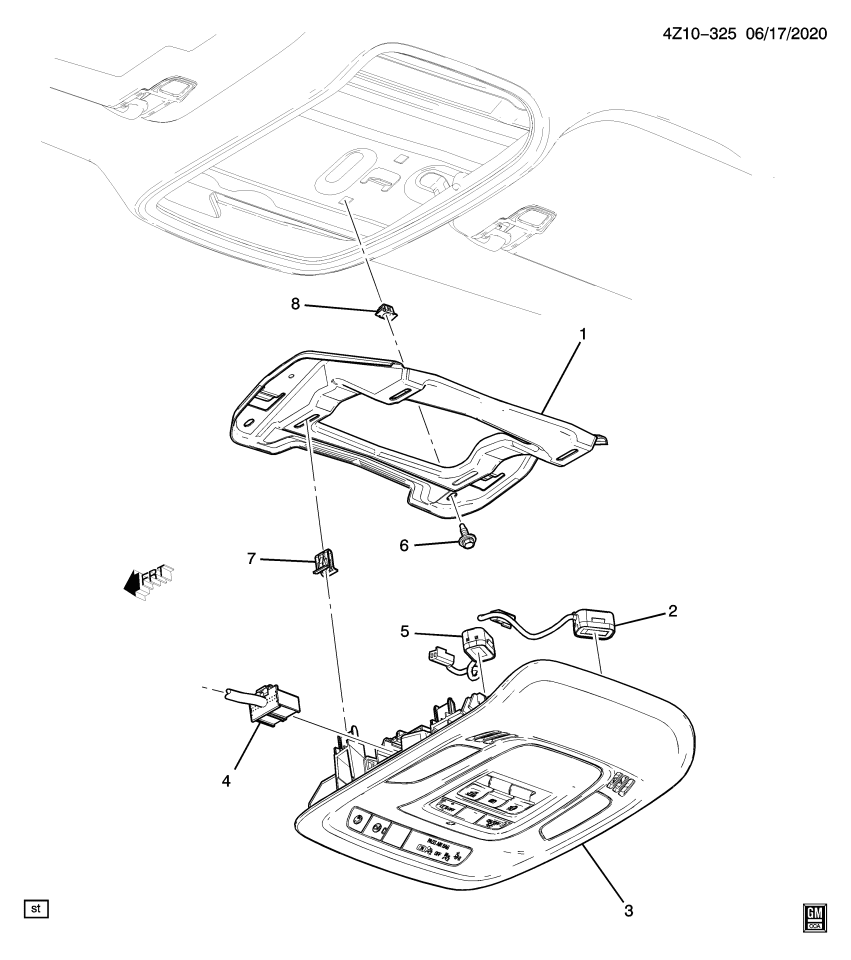 GM 84894743 Side Mount