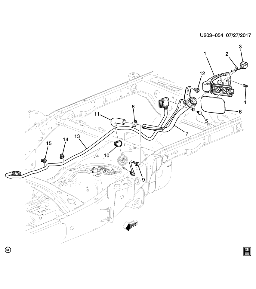 GM 23285659 Clip-Evap Emission Canister Hose