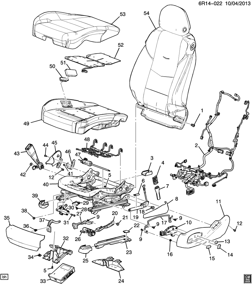 GM 22979471 Seat Cushion Pad