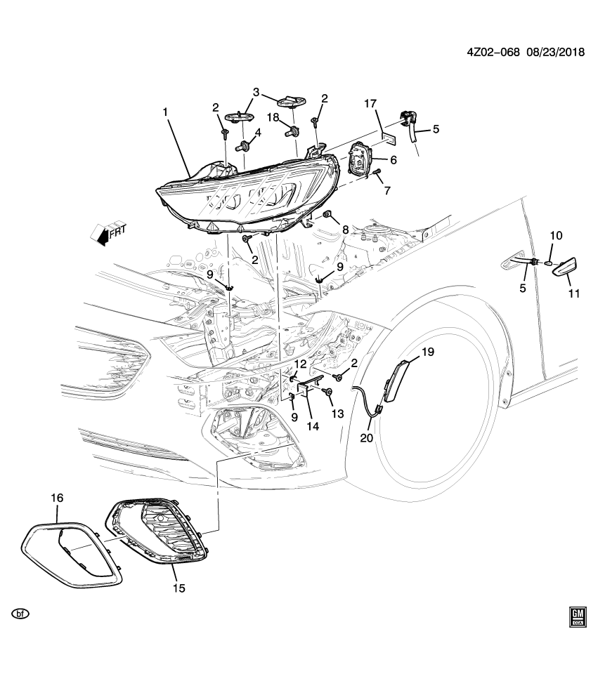 GM 39050392 TUBE-HDLP VENT