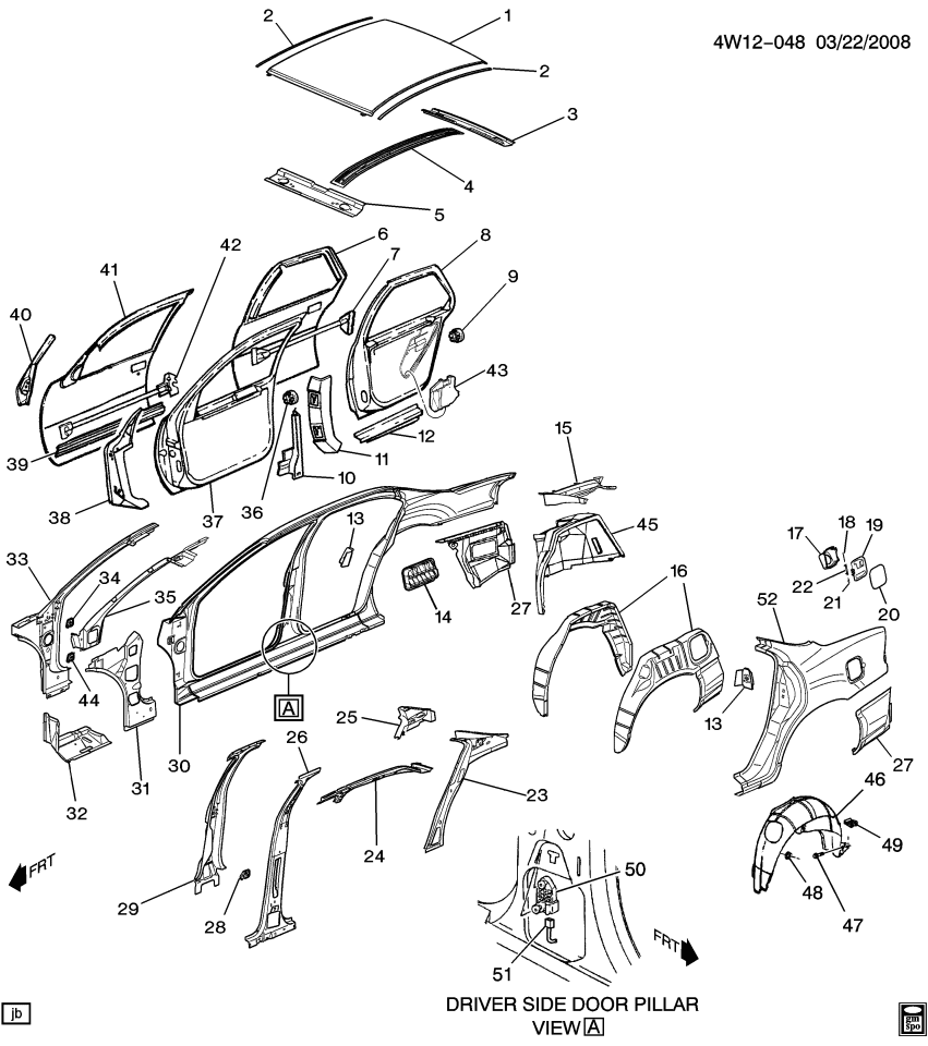 GM 21999358 Sensor Asm-Inflator Restraint Side Imp