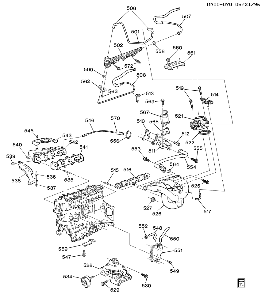 GM 12360466 Gasket Kit, Cyl Head