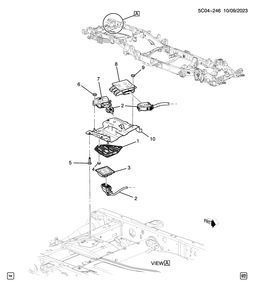 GM 13553578 MODULE ASM,F/PMP PWR CONT