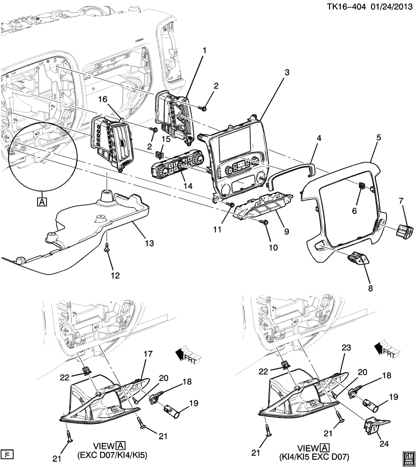 GM 23145195 Switch Asm-Vehicle Stability Control System *Black