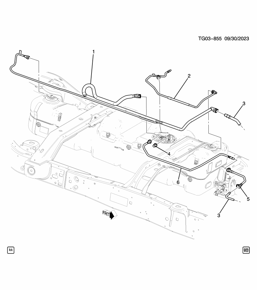 GM 85543600 PIPE ASM-FUEL FEED