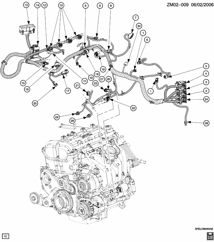 GM 19329636 Connector Kit, Wiring Harness *Black
