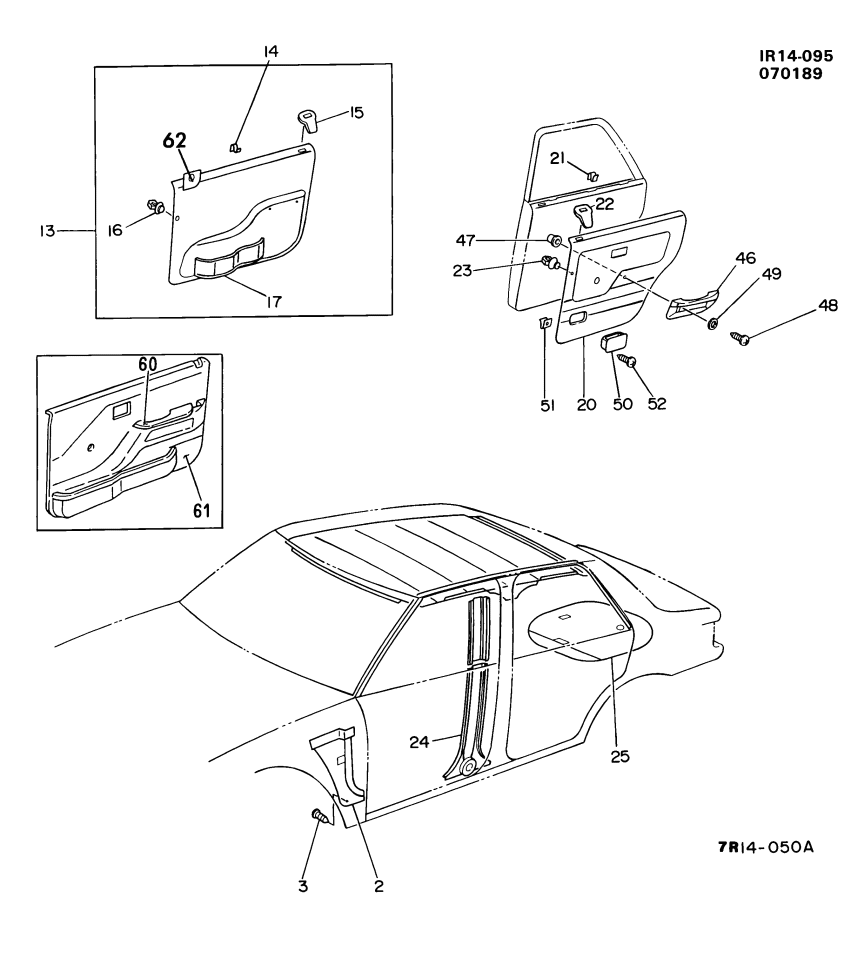 GM 6698938 Nut, Front Side Door Armrest